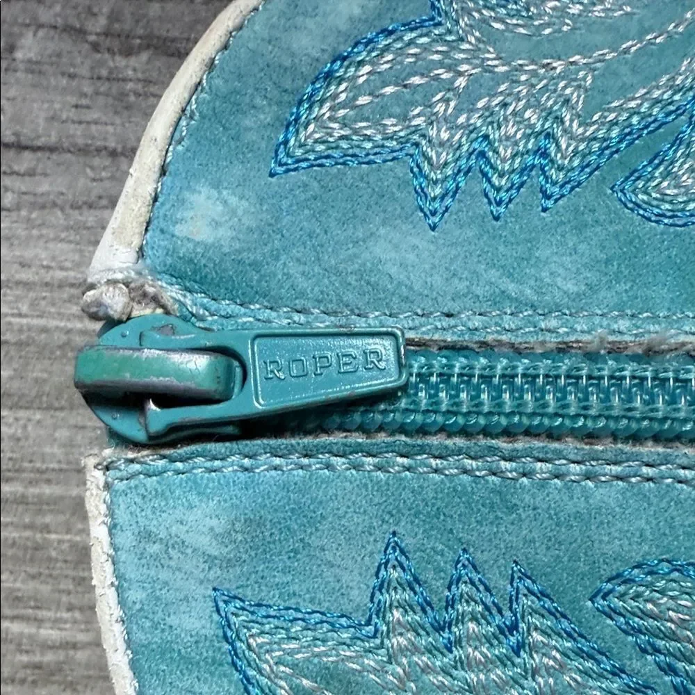 Baby/Toddler Sparkle Western Boots in Blue and Pink